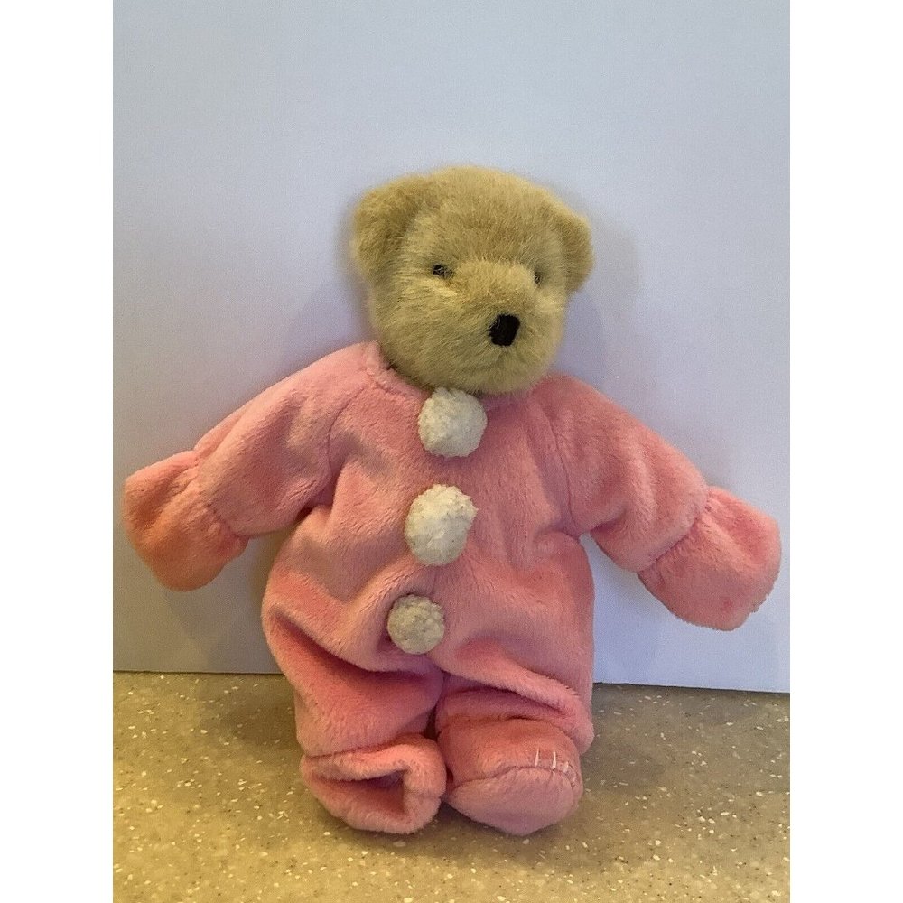1989 THE MUFFY VANDERBEAR COLLECTION PLUSH TEDDY BEAR IN PINK BUNNY OUTFIT TOY